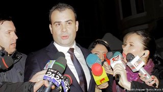 Romanian Finance Minister Darius Valcov