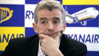Irish budget airline Ryanair CEO Michael