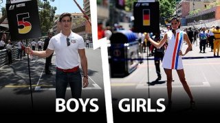 Formula 1 grid boys-grid girls