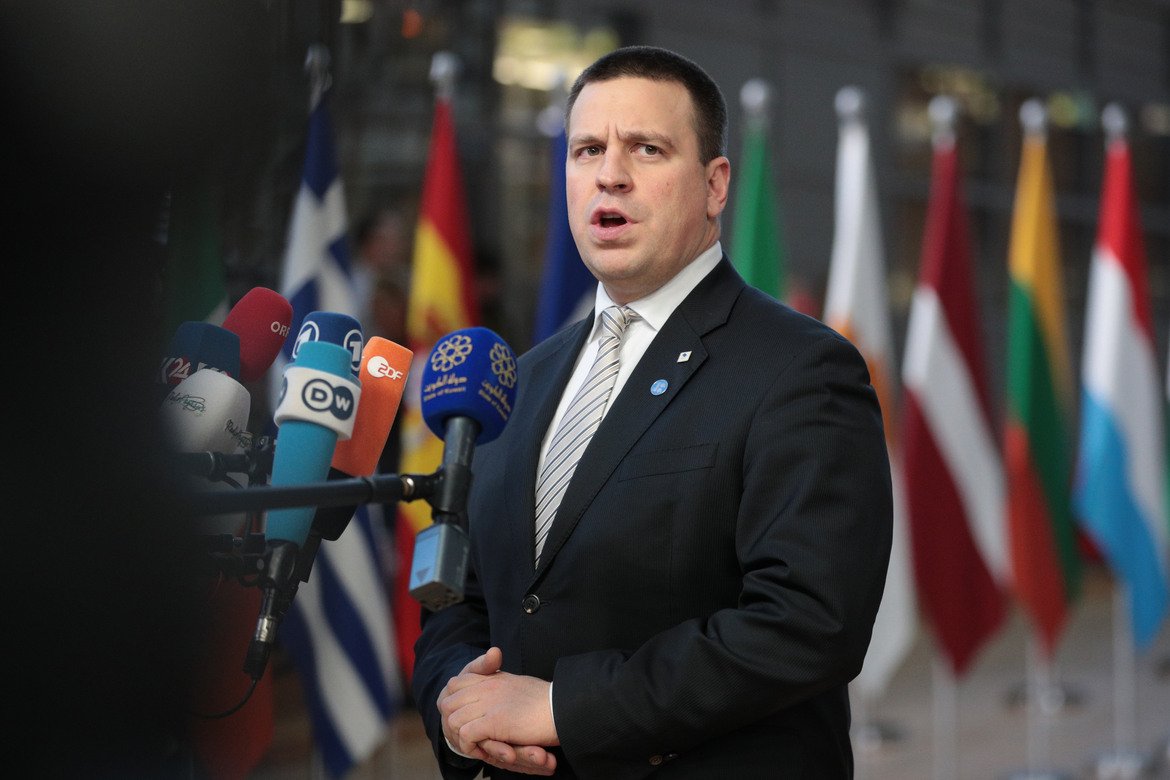 Премиерът на Естония и лидер на партията "Център" Юри Ратас