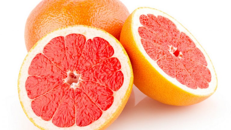 Грейпфрут: ГърдиГрейп­ф­ру­тът, пор­то­ка­лите, както и други цит­ру­сови пло­дове изг­леж­дат точно като млеч­ните жлези на гърда и всъщ­ност под­по­ма­гат здра­вето на гър­дите и дви­же­ни­ето на лим­фата в и от гър­дите. Грейп­ф­ру­тът съдържа вещес­тва, наре­чени лимо­но­иди, за които е дока­зано, че инхи­би­рат раз­ви­ти­ето на рак в човеш­ките клетки на гър­дата.
