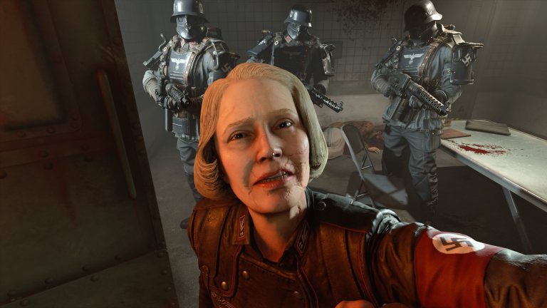 Frau Engel (Wolfenstein 2: The New Colossus)
Всъщност наистина е възможно да бъдеш по-гаден даже и от Рос. Особено ако си нацист, който лично обезглавява своите врагове в публични екзекуции, предавани на живо по телевизията. 
По някакъв начин Engel успява да бъде най-противното нещо в игра с участието на Адолф Хитлер. А най-ироничното в случая е, че името ѝ, преведено от немски, значи ангел.