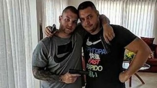Вельо Бедата (вдясно на снимката), Марко Милкович (вляво) и техните ултраси са участвали в наистина големи жестокости