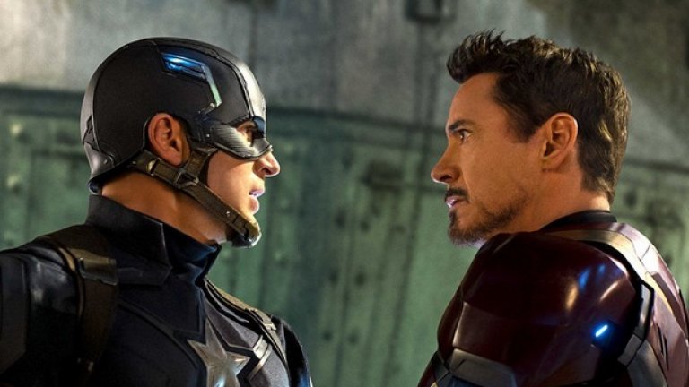 13. Captain America: Civil War (Първият отмъстител: Войната на героите, 2016)
Напрежението, трупано от първите "Отмъстители" насам, достига пределната си точка. Капитан Америка и Железният човек са поели по пътя на конфликт между себе си, насъсквани от тайна сила зад кулисите. На останалите герои ще им се наложи да избират страни, а е неизбежно да се стигне и до битка. По-лошото е, че наяве излизат тайни, които могат да попречат Отмъстителите да се съберат някога отново. 
Вторият добър опит на братята Русо в супергеройския жанр ни предложи и дебюта на голям екран на новия Спайдър-мен (Том Холанд) и Черната пантера.