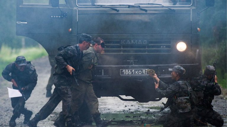 Кадър от състезанието