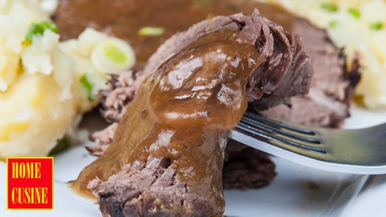 Телешко със зеленчуци в божоле нуво