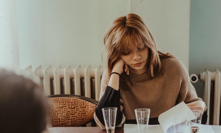 Елеонора преди репетициите в театъра.