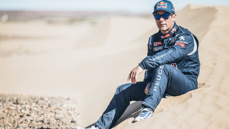 В първото си участие в "Дакар" рали легендата Себастиен Льоб вече има две етапни победи