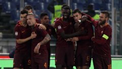 Рома не остави съмнения в превъзходството си и изравни клубния рекорд от 14 поредни домакински победи