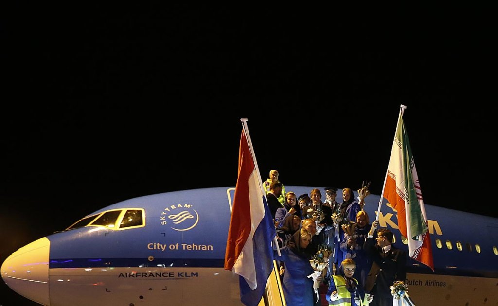 klm teheran