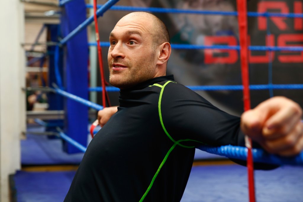 Tyson Fury Media Workout