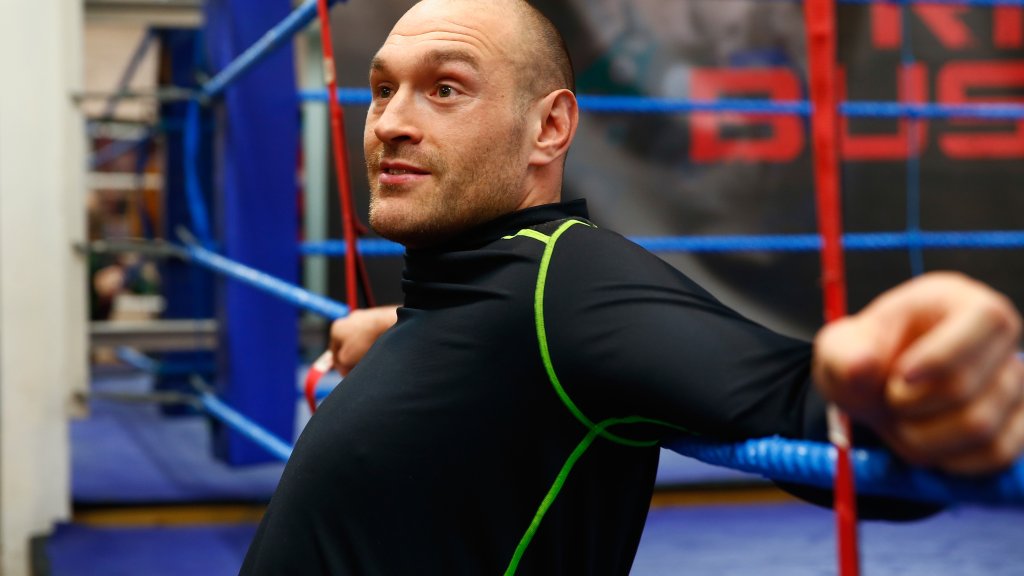 Tyson Fury Media Workout