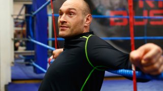Tyson Fury Media Workout