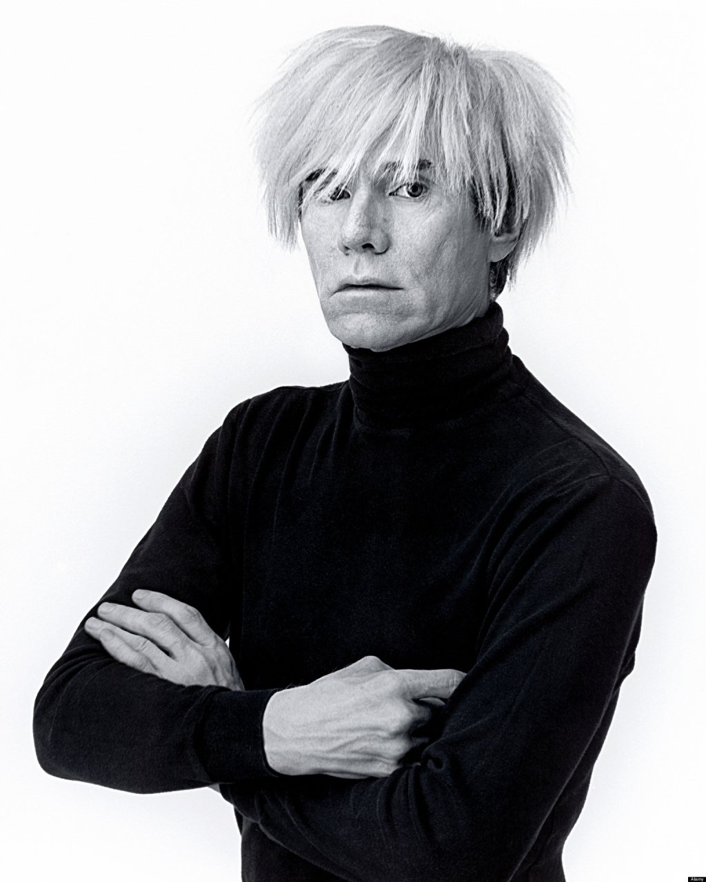 Andy Warhol, artist, portrait, himself, white background