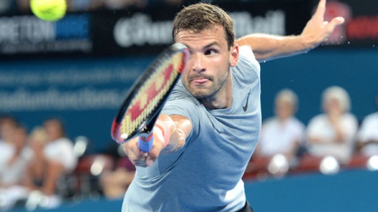 Димитров контролираше мача днес и уверено продължава във втори кръг