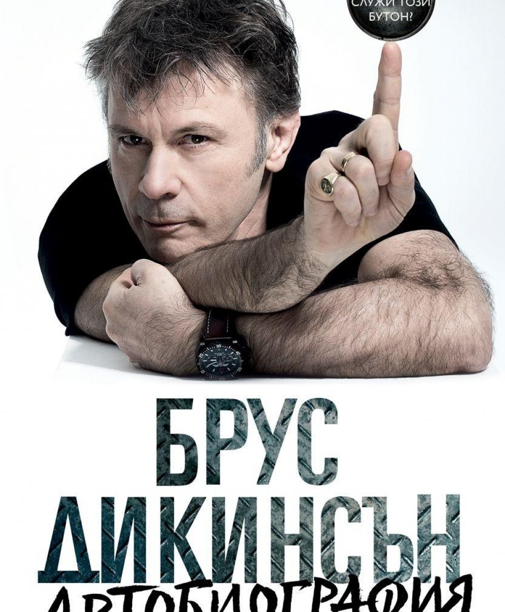 „За какво служи този бутон“ от Брус Дикинсън
Става дума за автобиографията на вокалиста на Iron Maiden, в която той разказва във впечатляващо откровен стил за детството си, за годините с групата, за фехтовката и авиацията, които го увличат, за битката си с рака и за случаите, в които е бил близо до смъртта. Между приказките за бира, писане и кино, неотменно стои нишката на вечния хеви метъл и неговото влияние върху Дикинсън.