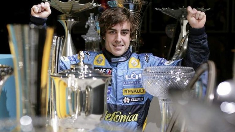 Алонсо спечели двете си титли във Формула 1 с Renault