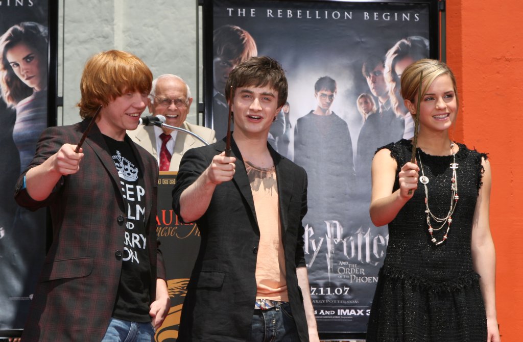 Harry Potter Cast Hand And "Wand-Print" Ceremony