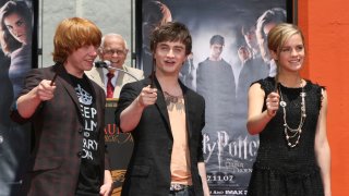 Harry Potter Cast Hand And "Wand-Print" Ceremony