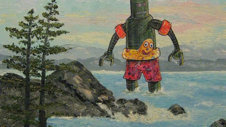 Спайдърмен нахлува в класически картини