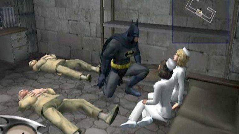 А сега е време да стигнем и до най-кошмарните видеоигри, базирани на супергерои:

Batman: Dark Tomorrow
 
GameCube, Xbox

През 2003 г. концепцията за игра с отворен свят бе една все още нова идея, но вместо да я опита, Batman: Dark Tomorrow ни предложи едно изключително линейно приключение с ужасяващо управление, подобно на т.нар. tank control в Resident Evil. Уж грациозният Човек-прилеп дори не движи ръцете си, когато ходи, а темпото е мудно. През по-голямата част от играта Батман просто коленичи и поставя белезници на враговете си. 
