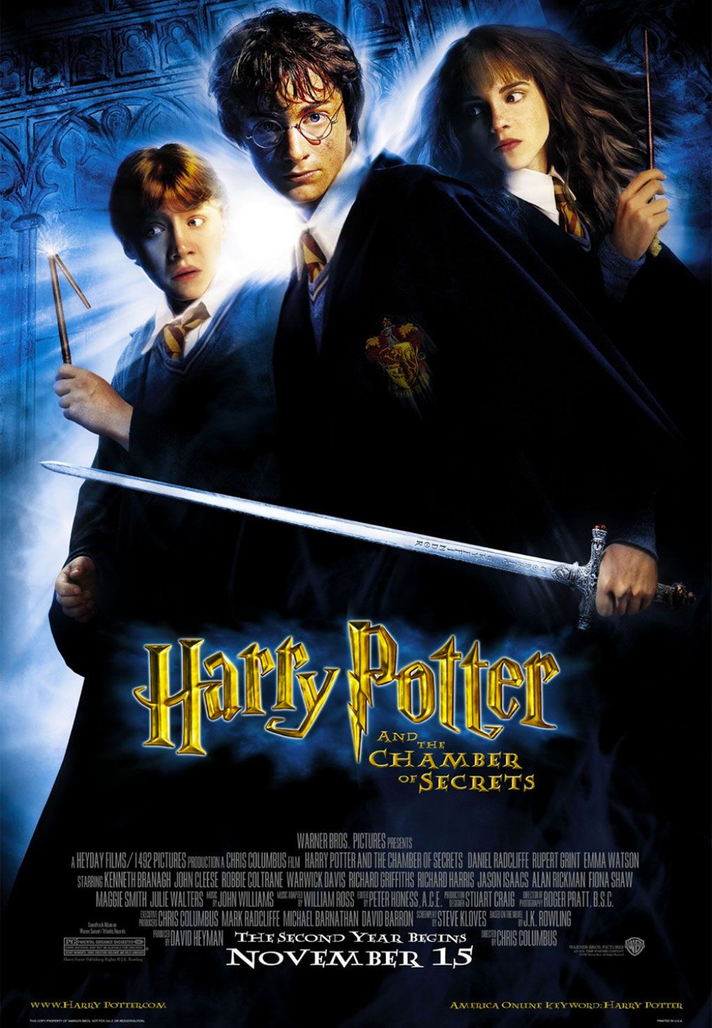8. \"Harry Potter And The Chamber Of Secrets\" 
2002
Вторият филм от поредицата като че ли беше най-слаб. Имаше си своите моменти, но е прекалено дълъг и се опитва да вкара прекалено много от книгата. 