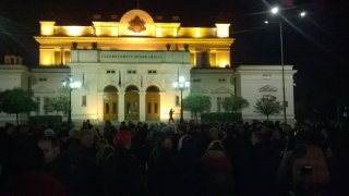 протест в подкрепа на христо иванов и съдебната реформа