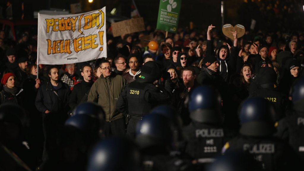 Дрезден протести