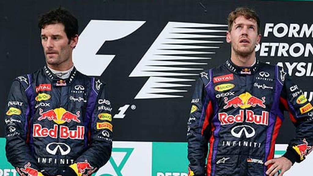 Mark Webber Sebastian Vettel Red Bull