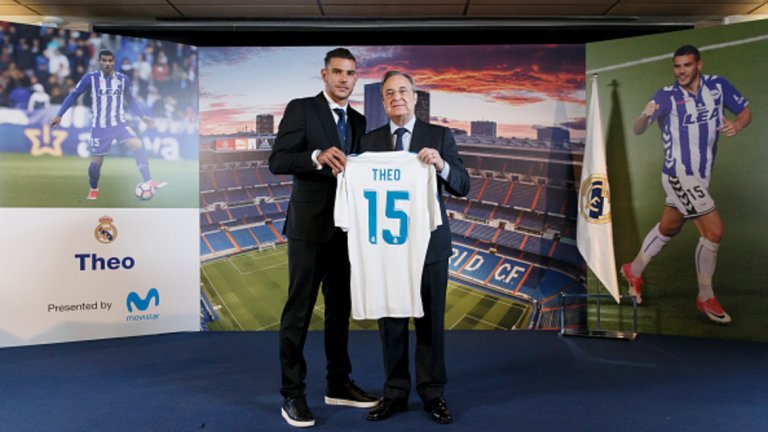 Тео Ернандес бе официално представен като играч на Реал