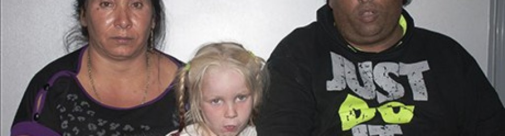 Roma parents of Maria discovered in Roma camp, Farsala Greece