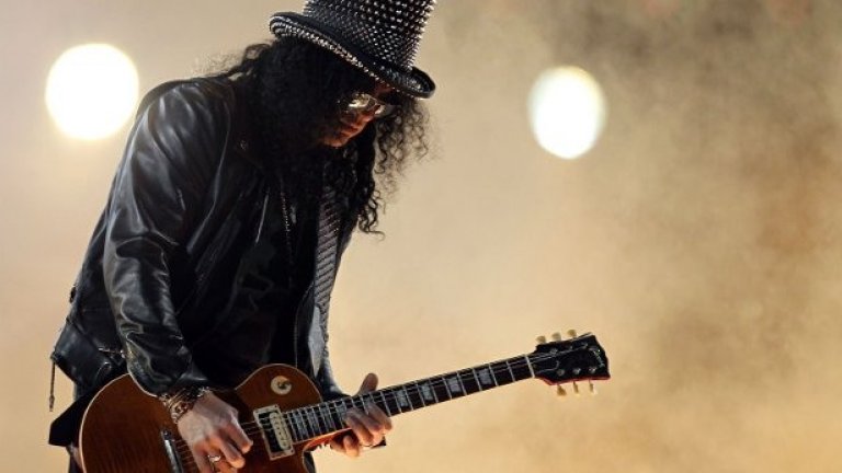 Slash
Като за американски майстор на струните, Слаш е най-доброто име, което Сол Хъдсън можеше да избере. То предполага агресивен стил и бандитски привкус. На Острова нещата стоят иначе. Там е жаргон за пикаене.