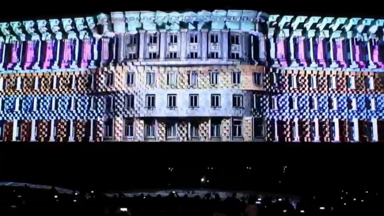 Най-голямото 3D мапинг шоу, правено в България