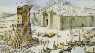 Siege_of_Lisbon_by_Roque_Gameiro