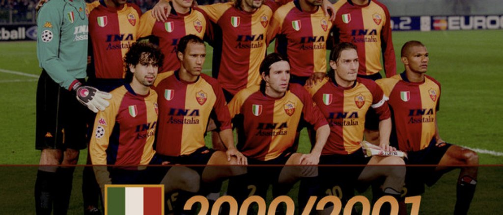 През 2001-а изключителните индивидуалности, отборният дух и тактическата интелигентност извезоха Рома до първи шампионски триумф от 18 години и общо трети в историята на римляните.