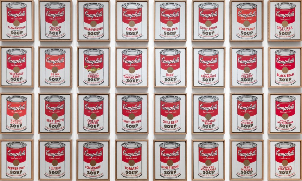 Campbell\'s Soup Cans (1962)
