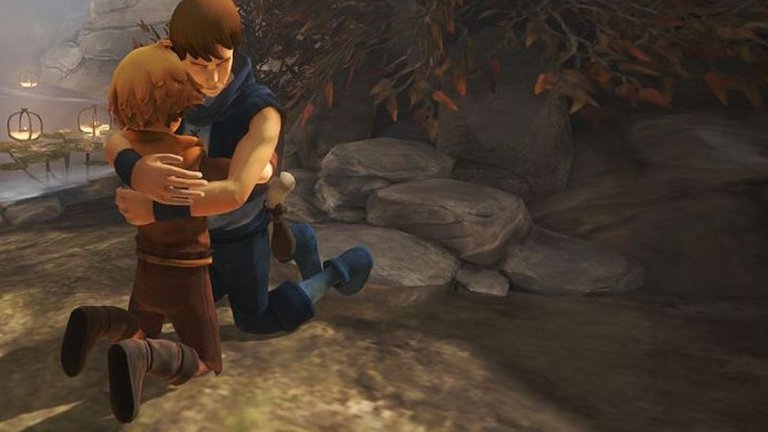 Brothers: A Tale of Two Sons 
Останали без майка, Ная и по-малкият му брат Найе тръгват в търсене на Дървото на живота, за да спасят болния си баща. Връзката между двамата братя се усилва от уникалната контролна механика, при която играчът контролира всеки брат с определен стик на контролера. Всеки брат буквално не може да напредне без другия, което затвърждава зависимостта им един от друг.
Така че е най-тъжно, когато момичето, което спасяват, се оказва огромен, гнусен паяк и въпреки че братята го побеждават, Ная e смъртно ранен, доказвайки още веднъж, че паяците са коренът на всяко зло!
Двамата се качват на Дървото на живота, където Найе открива лековитата вода, но е твърде късно - брат му умира от раните си, преди да може да отпие. Въпреки че Найе се завръща у дома, преодолявайки страха си от вода и в крайна сметка успява да излекува баща си, времето, което прекарваме с двамата братя и в което ставаме свидетели как те всъщност са две половинки на едно цяло, прави смъртта на Ная все по-трудна за приемане.