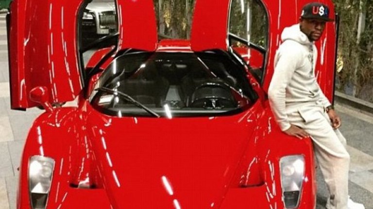 Мейуедър и неговото Ferrari Enzo