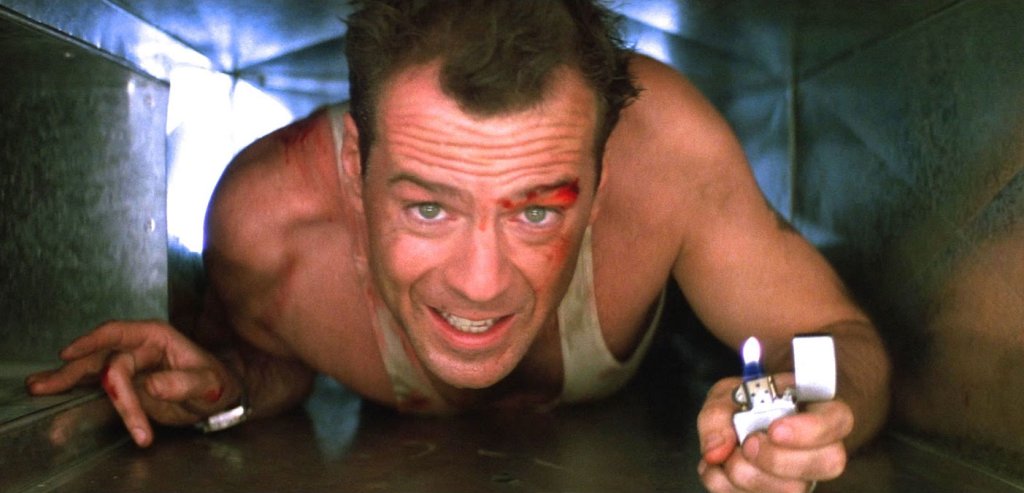 7. Джон Маклейн от \"Die Hard\" 
\"Die Hard\" е продължение на \"The Detective\" (1968) и затова Fox трябвало първо да предложат ролята на Фрнк Синатра.