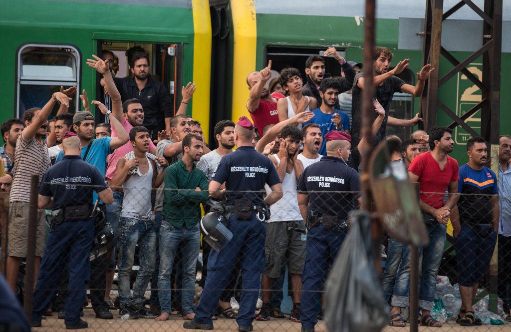 Doors Are Opened To Migrants At Budapest Railway Station