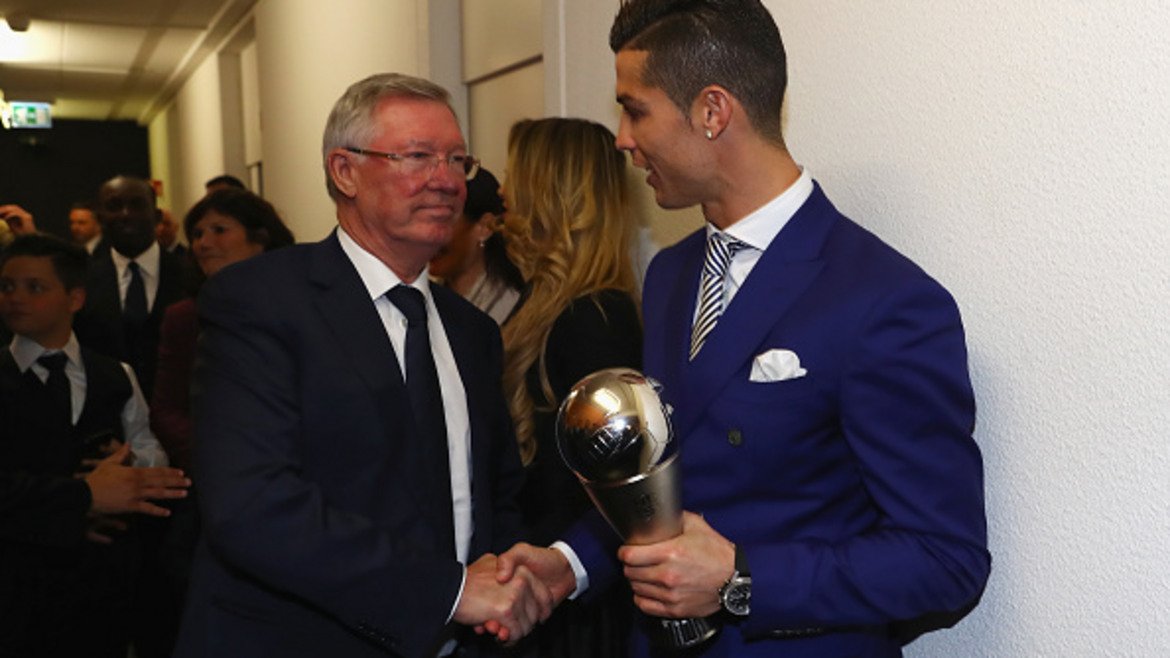 Роналдо получава поздравления от "втория си баща" - сър Алекс Фъргюсън