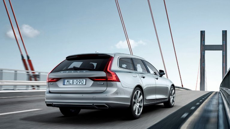 Дизайнът на новото комби на Volvo получи високи оценки, също като при седана S90