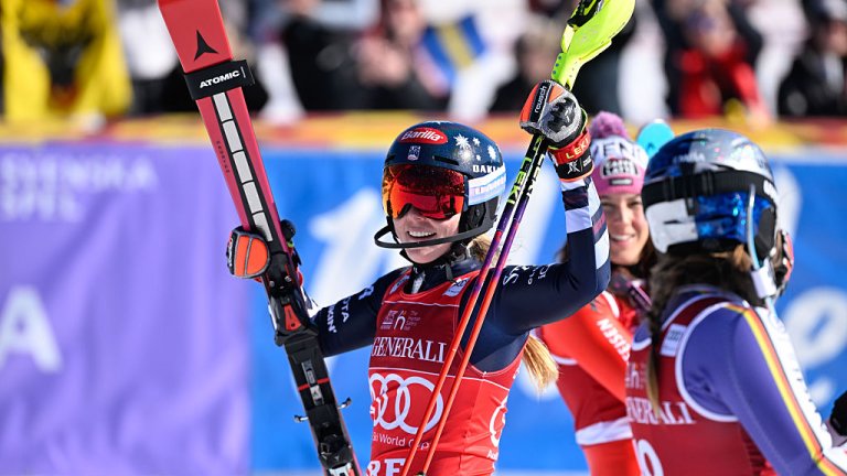 Шифрин спечели слалома в Оре и е на победа от рекорд