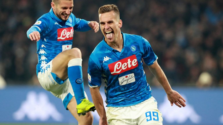 8. Аркадиуш Милик, Наполи, 10 гола – 97,9 мин/гол