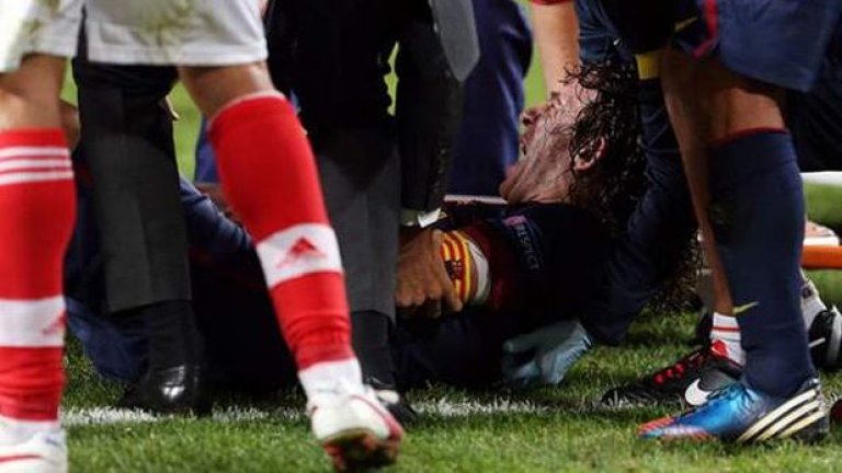 Контузията на Пуйол дойде в най-лошия момент - преди "Ел Класико"