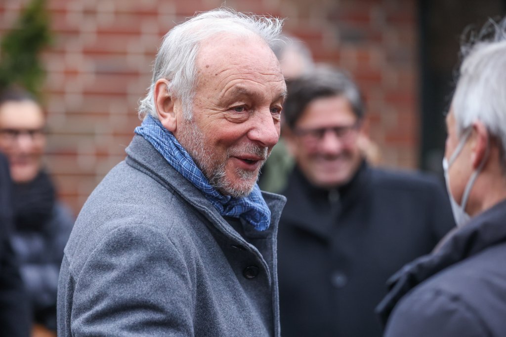 Reburial of former Schalke player Reinhard Libuda