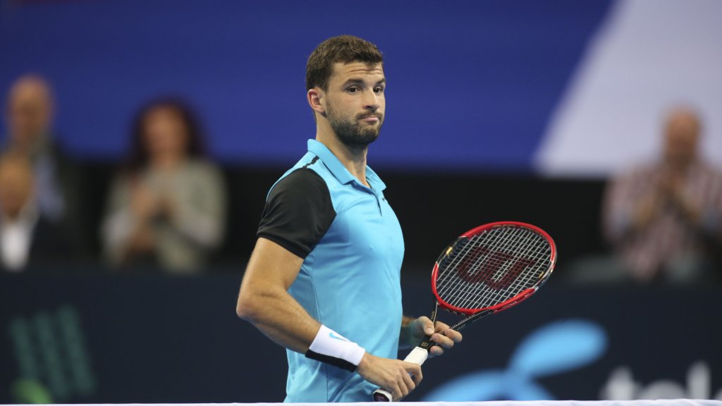Тенис - Григор Димитров / Гаел Монфис мач - Tennis - Grigor Dimitrov / Gael Monfils  Game 28.11.2015