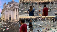 Испански фенове скандализираха Рим - рушат за бира