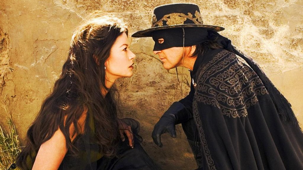 The Mask of Zorro (1998) 
Помните ли как се казваше героят на Бандерас? Алехандро Муриета - млад крадец, който се превръща в супер герой, за да отмъсти за убийството на брат си. 