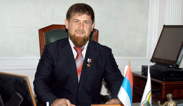 Чеченският лидер Рамзан Кадиров, участвал в двете чеченски войни и приближен на руския президент Владимир Путин.